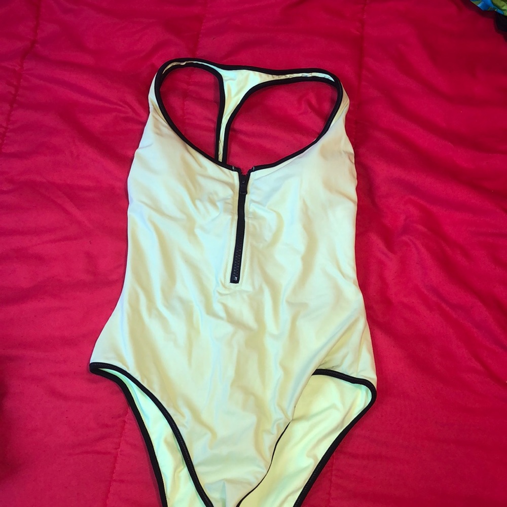 Victoria Secret Lime Green one piece swim